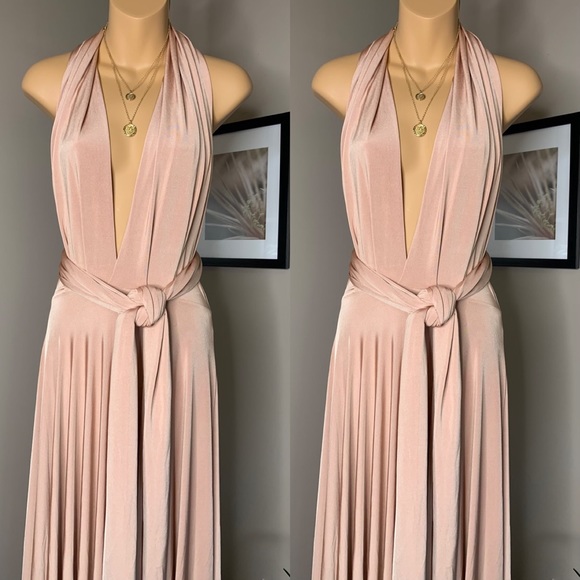BHLDN Twobirds Ginger Convertible Maxi Dress - Picture 8 of 9